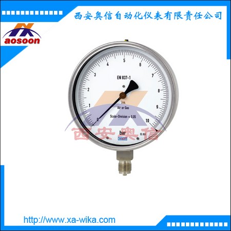 波登管压力表332.50.160 wika全不锈钢精密压力仪表